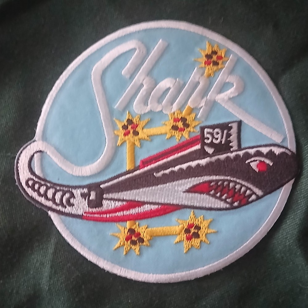 Patch US Navy Submarine SHARK SSN-591