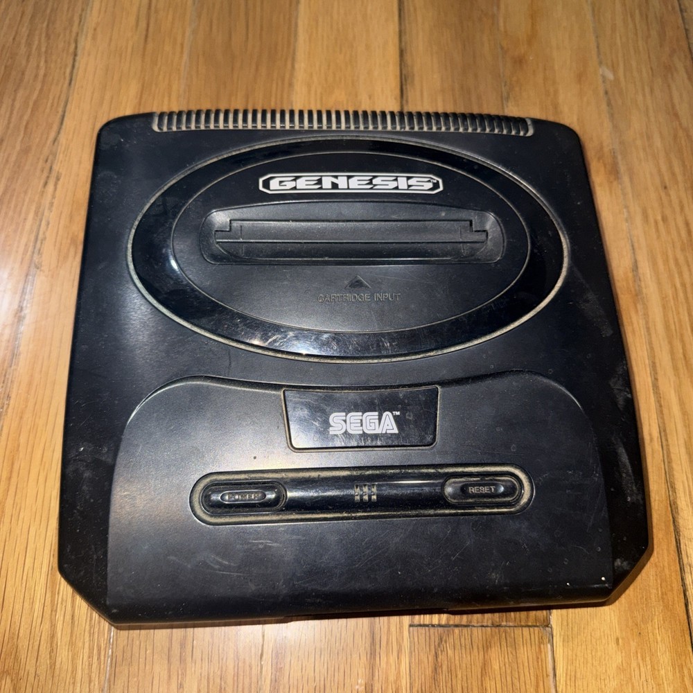 Sega Genesis 2 Black Game Console System Bundle with 2 Controllers and Cables