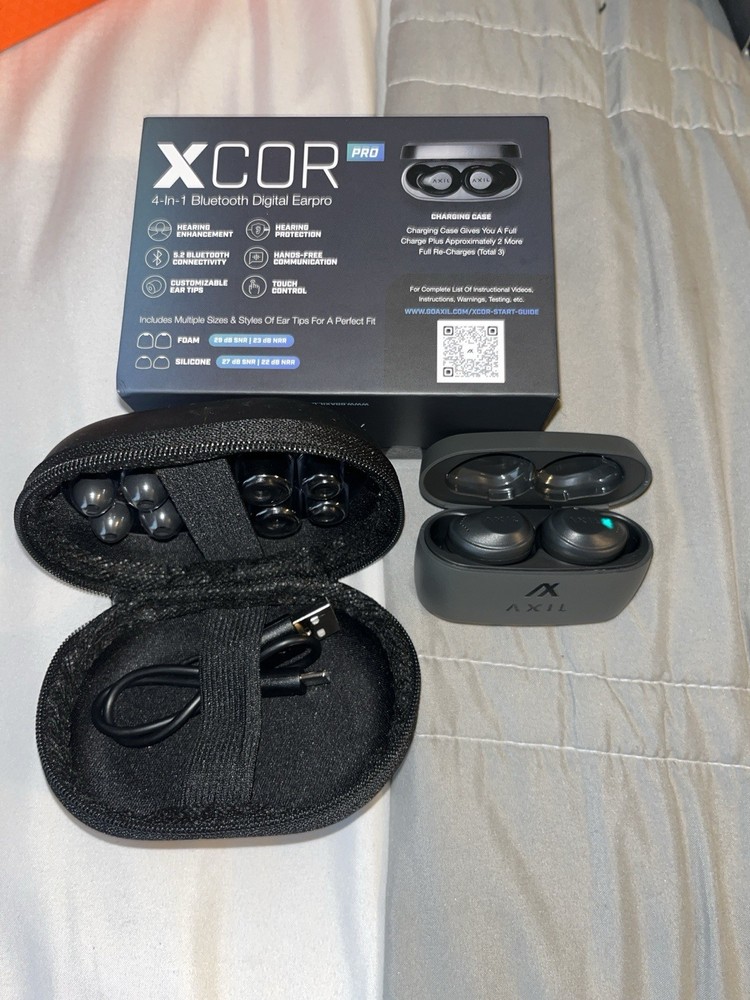 AXIL XCOR Pro 4-in-1 Bluetooth Digital EarPro, Sealed