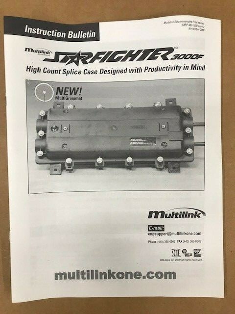 MULTILINK INC. KIT CABLE ADDITION 3000-CAK STARFIGHTER 70314K