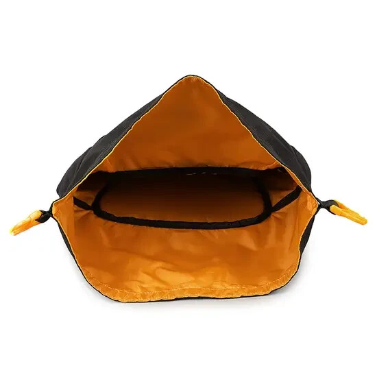 THIK & THIN STRIPES "ROLL TOP YELLOW BACKPACK"