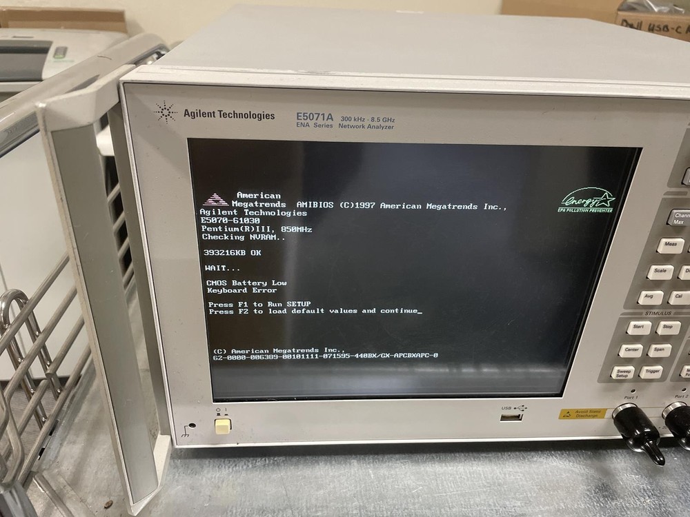 AGILENT E5071A ENA SERIES NETWORK ANALYZER, OPT.10,16,1E5,413
