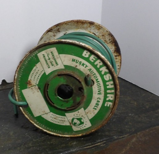 Vintage Berkshire Automotive Cable Wire Spool