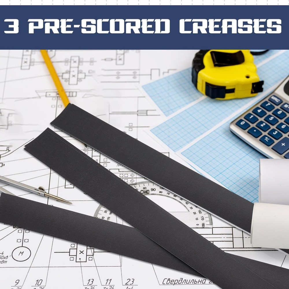 1000 Pcs Blueprint Binding Strips Blank for Construction Prints