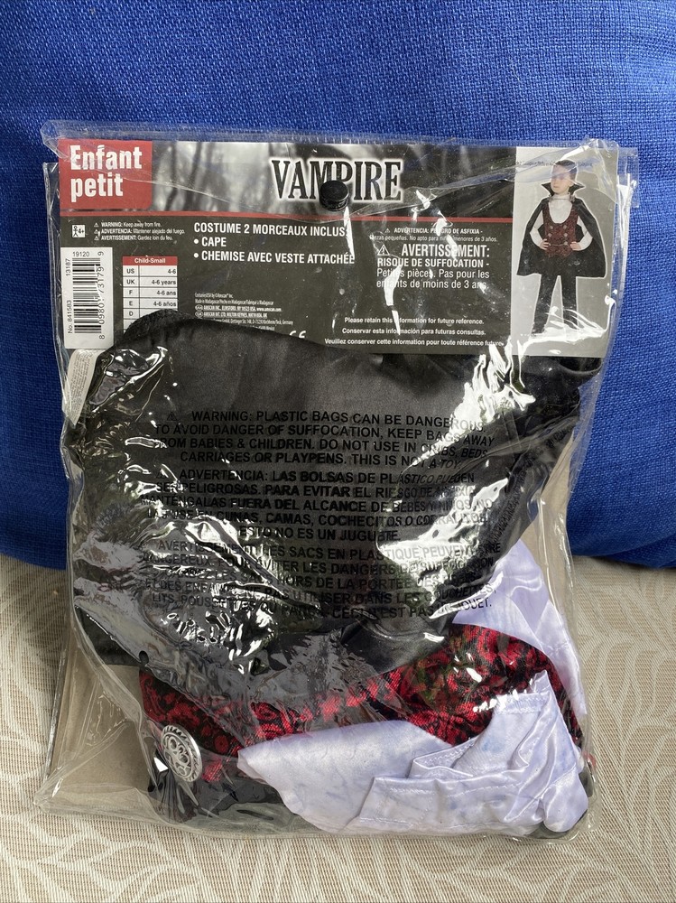 Dark Vampire Child Size Small #1513