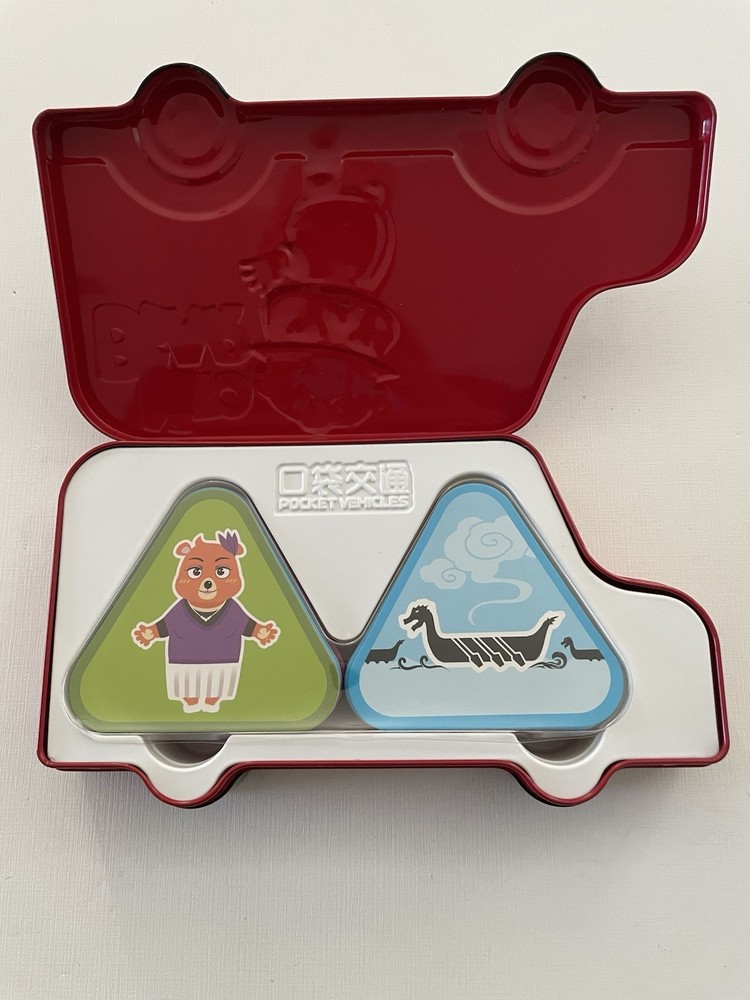 NEOBEAR Popup Pocket Vehicles 3D Cards Interactive Learning In Tin Case