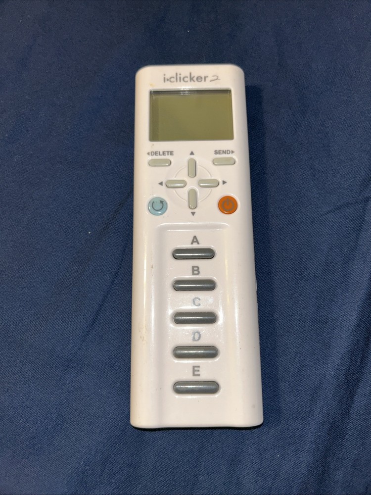 iClicker 2 Student Remote Classroom Response Control Multiple Choice