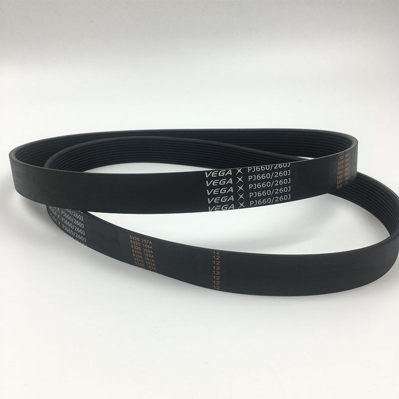 Motor Belt VEGA Belt 260J PJ660 10 ribs Drive Belt Pulley Belt