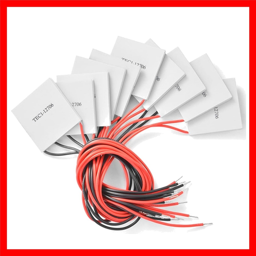 10-Pack Compact 40mm Peltier Thermoelectric Cooler Modules