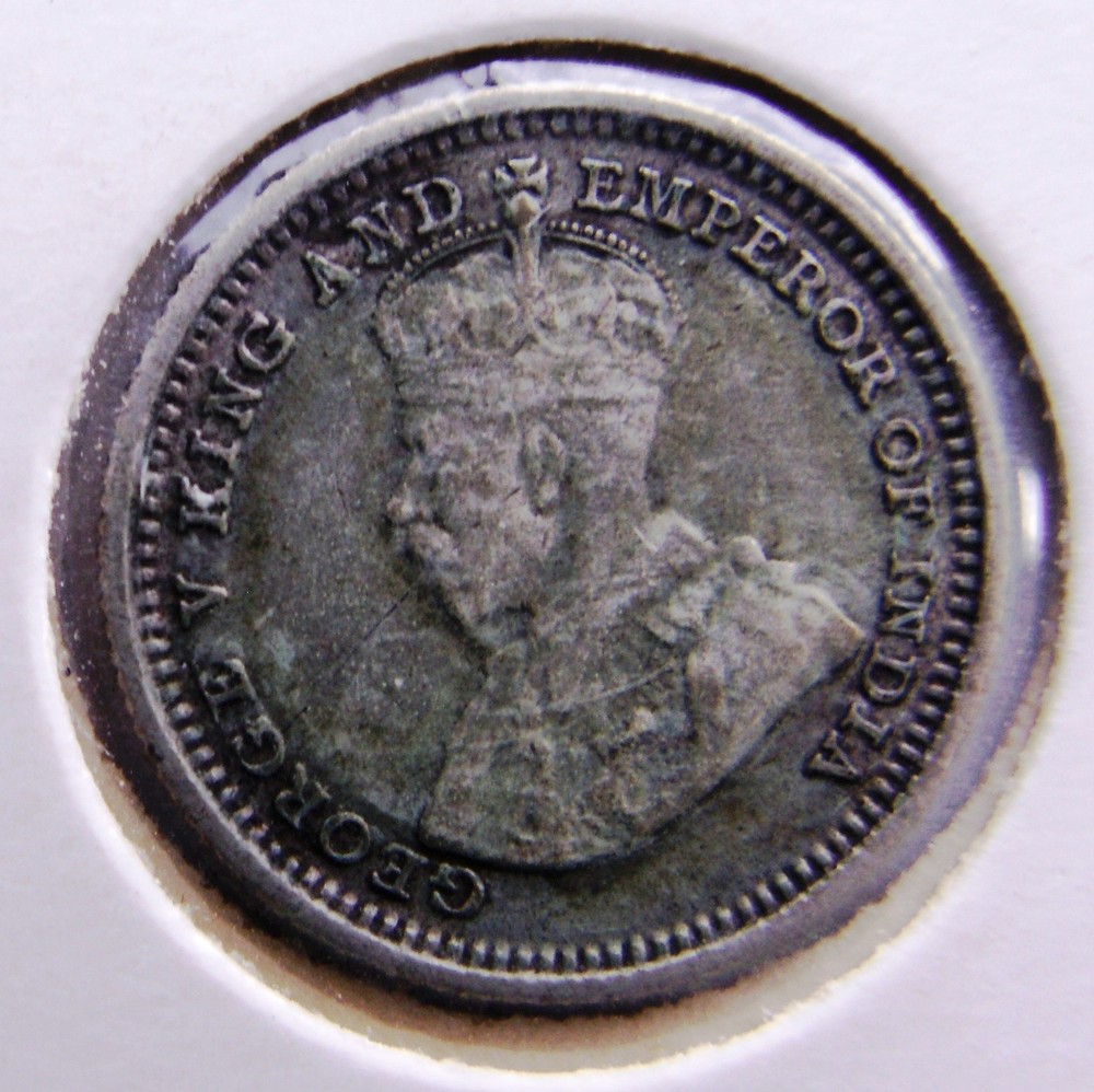 STRAITS SETTLEMENTS / SILVER 5 FIVE CENTS 1926