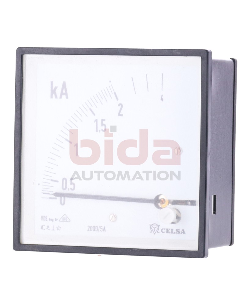 Celsa EQ96 2000/5A 0-2/4kA pressure gauge