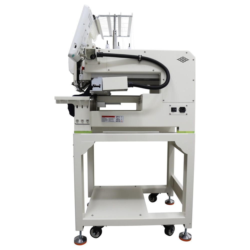 Commercial Home Automatic Flat Hat Embroidery Machine Single Head 12 Needles