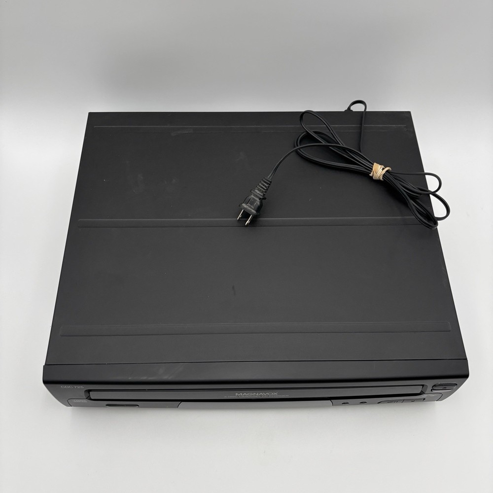 Magnavox 5-Disc Carousel CD Changer CDC725 No Remote EUC Tested Working