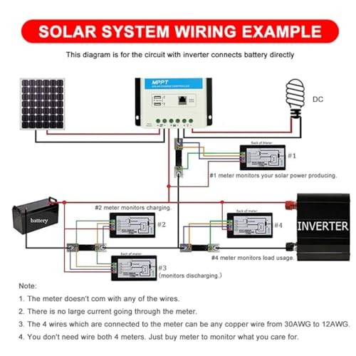 PZEM-051 DC Digital Ammeter Voltmeter DC6.5-100V 0-100A Multi-Functional