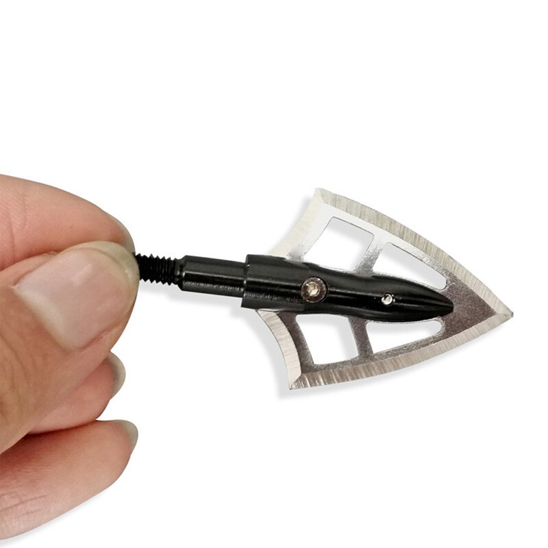 12X Archery Hunting Arrowhead Blade Broadhead Box 100gr Crossbow Bow Sharp Tip