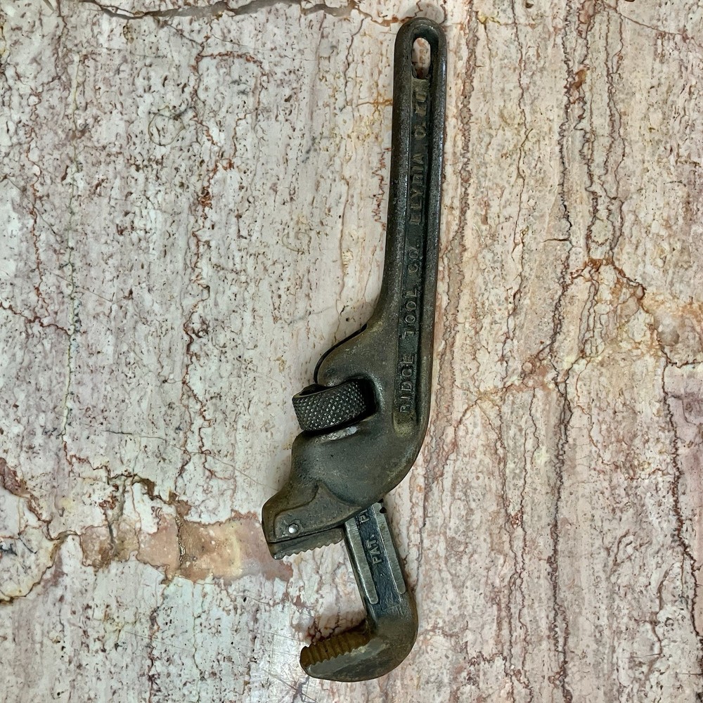 Possibly A RIDGID E8 Offset Pipe Wrench 8" - Pat. Pending - USA Made