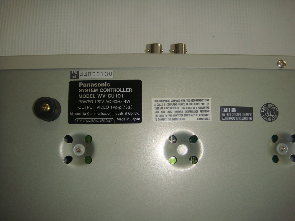 PANASONIC Model: WV-CU101 System Controller.