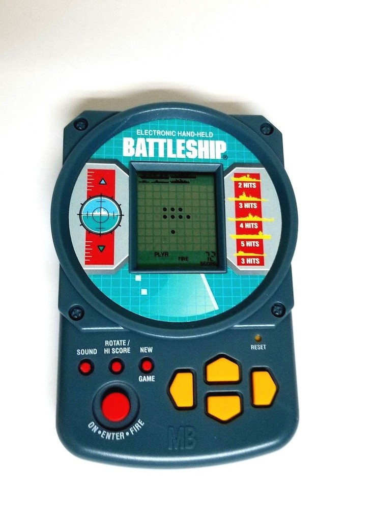 Mini Hand-Held Electronic Battleship Game 1995 ( Pre-owned)