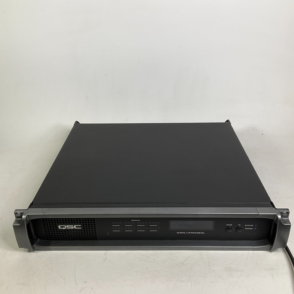 QSC Q-SYS I/O Frame 8s Integrated System Platform NO CARDS