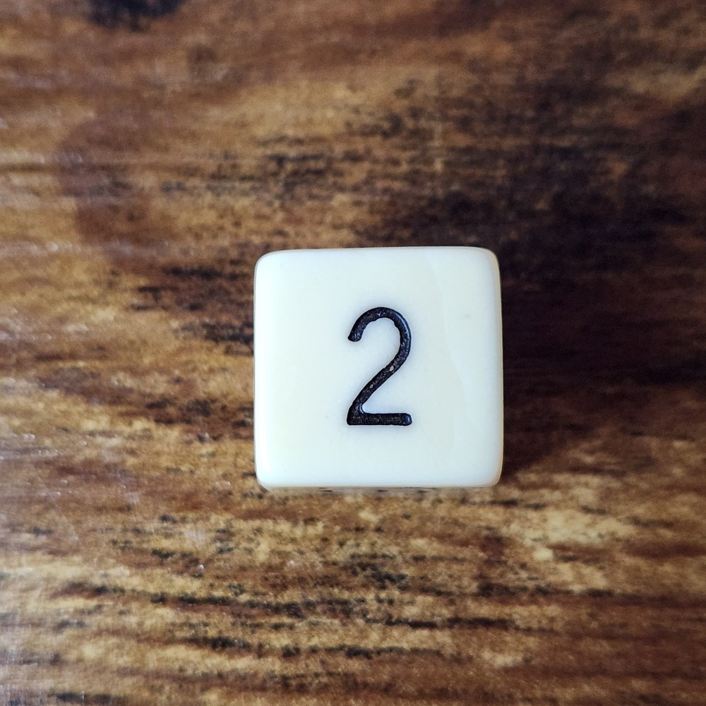 16mm Vintage Backgammon Bakelite Double Cube Dice