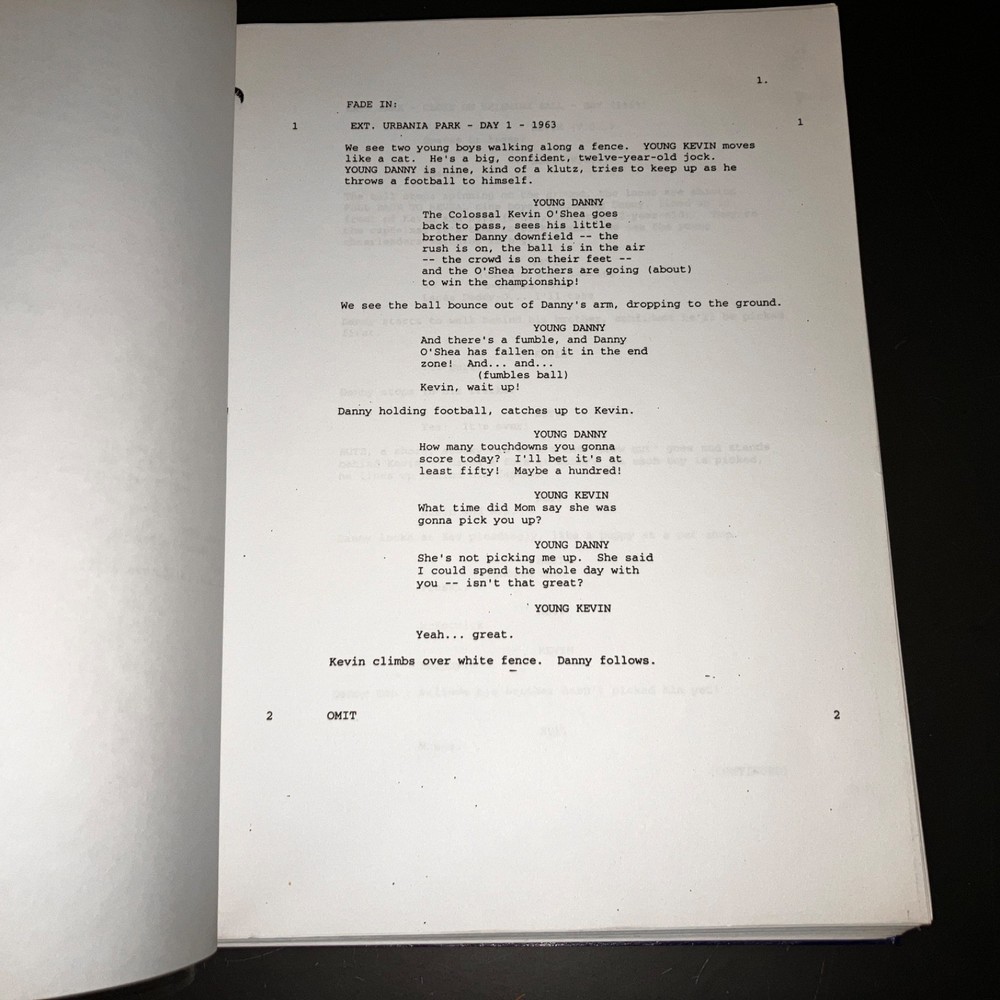 LITTLE GIANTS (1994) Final Shooting Draft / Wm. Morris Agency Script + COA