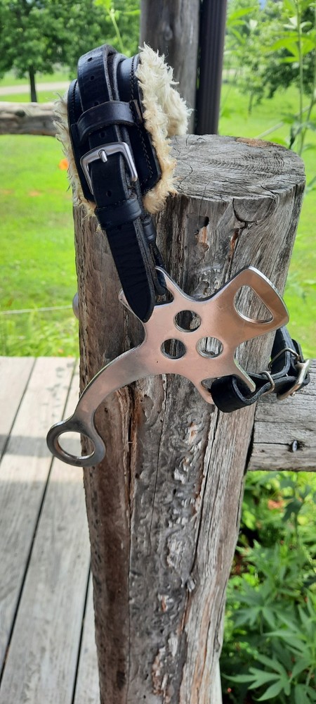 Nice English Hackamore brown leather unmarked