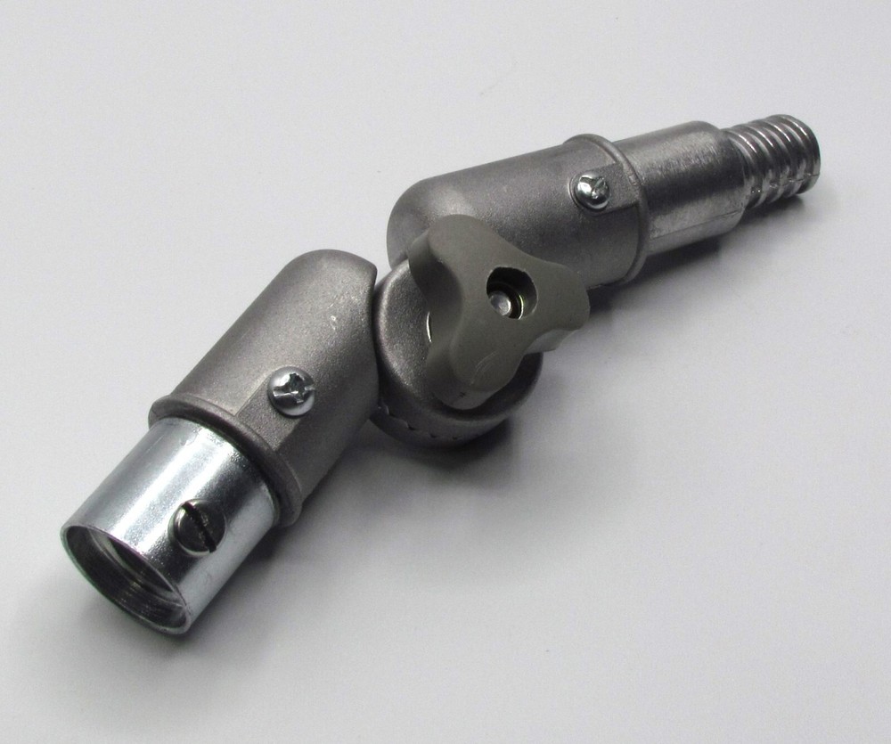 Extension Pole Angle Adapter - Fits all standard threaded poles. All metal. E