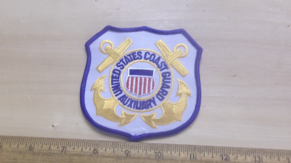 US Coast Guard - Auxiliary Embroidered Patch