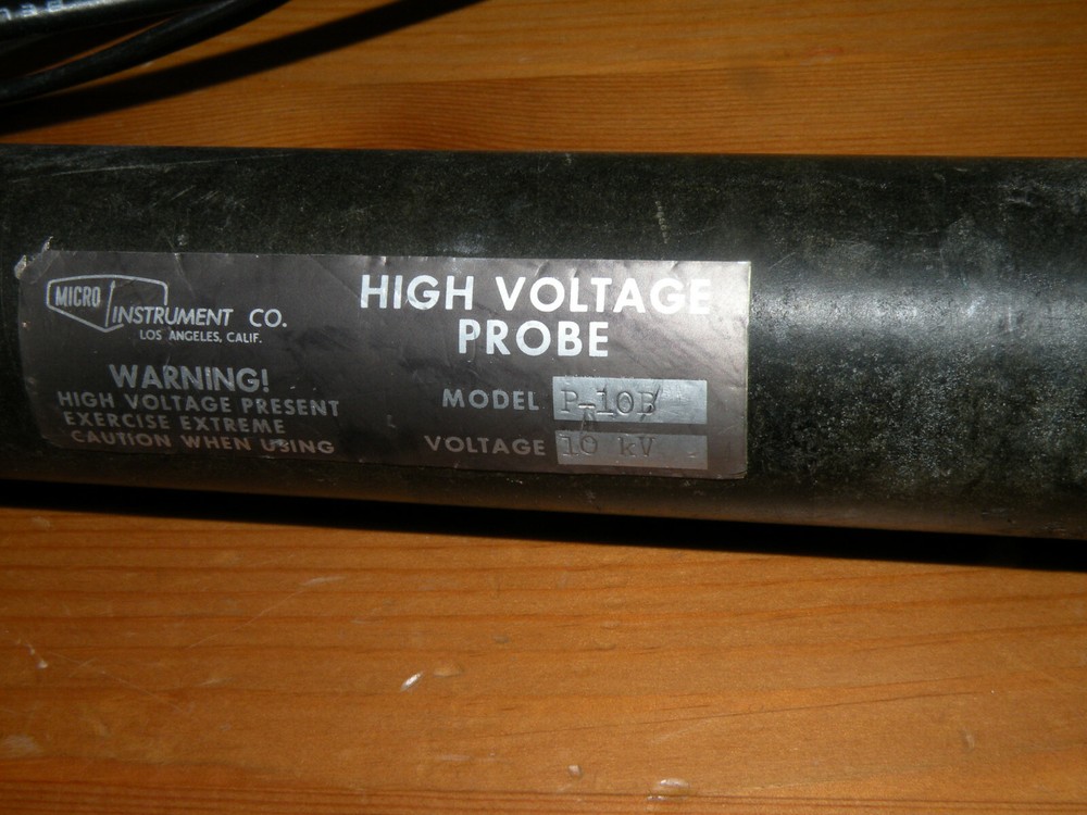 Micro Instrument P-10B Handheld High Voltage 10kV Probe Sensor