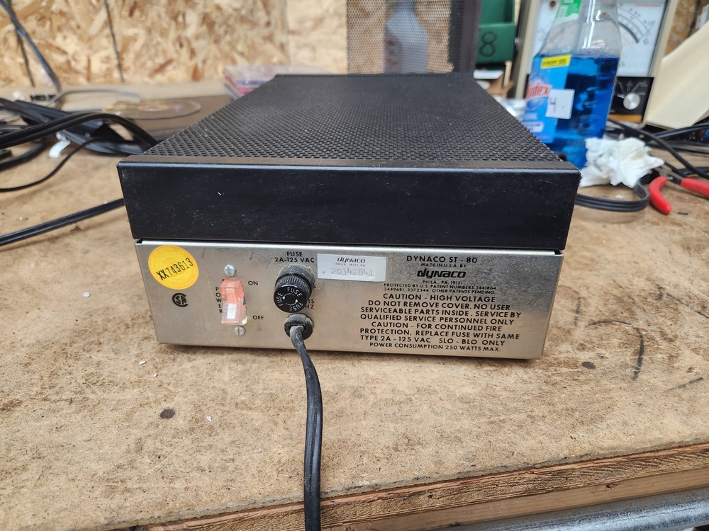 Dynaco ST-80 Amplifier Serviced & Working