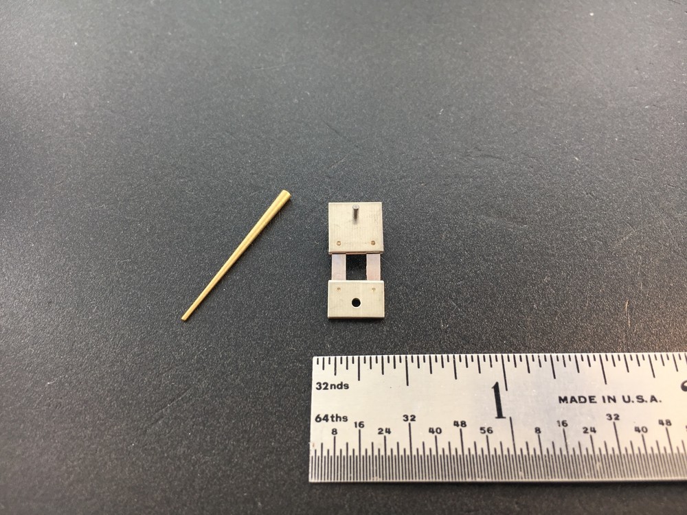 Pendulum Clock Suspensions Spring with Tapered Pin