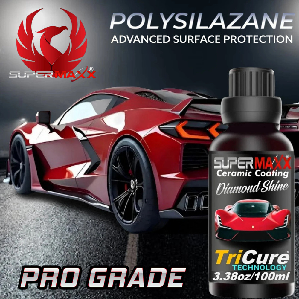CERAMIC CAR COATING HYDROPHOBIC SCRATCH RESISTANT POLYSILAZANE "PAINT PROTECTION