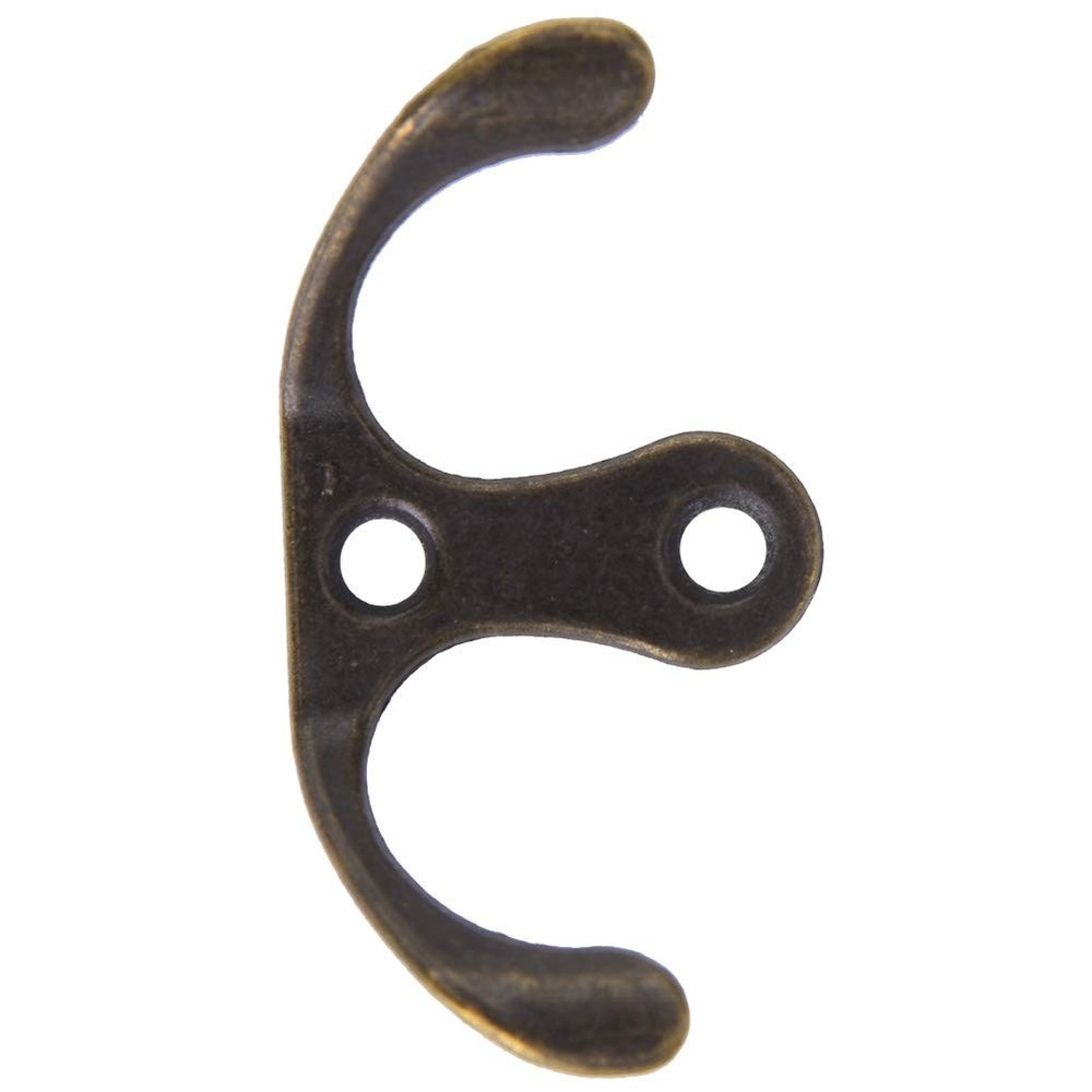 10 Pack Wall Hooks Coat Hooks, Towel Hook Double Prong Robe Hanger Wall Mount...