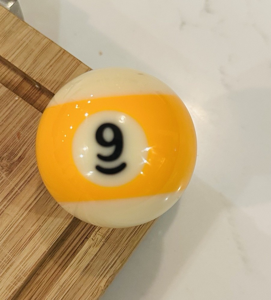 Pool Ball Replacement 2-1/4" Regulation Size, #9