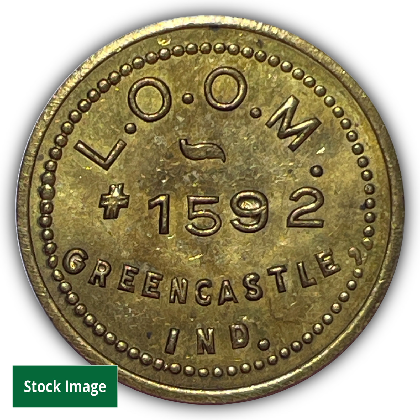 Moose Lodge 1592 Greencastle, IN 2 1/2c Token - Penny Sized UNC Coin #23911