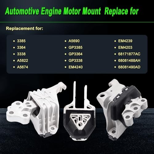 Engine Motor Mount Compatible with 2.0L 2.4L Replacement 2013-2016 Dodge Dart