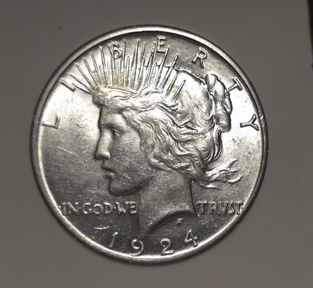 1924S Peace SILVER Dollar $1 BU Unc Uncirculated