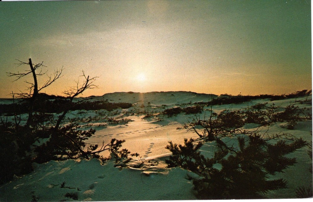 SUNSET AT THE DUNES, CAPE COD, MA - PC1405