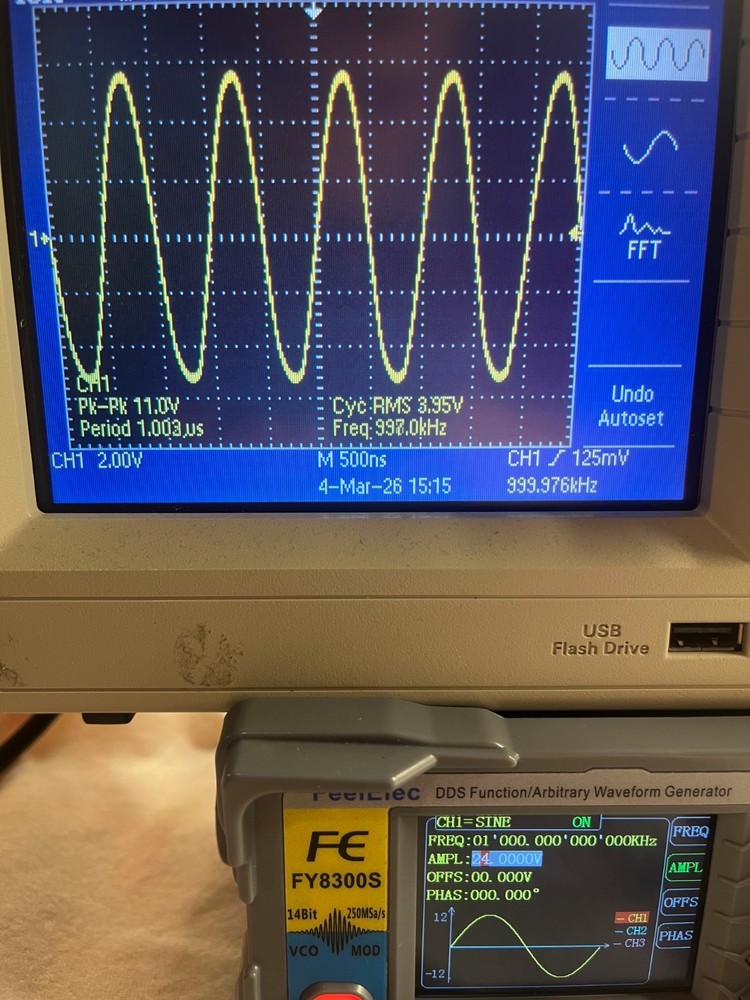 FeelElec 20MHz DDS Function/Arbitrary Waveform Generator (FY8300S-20M)