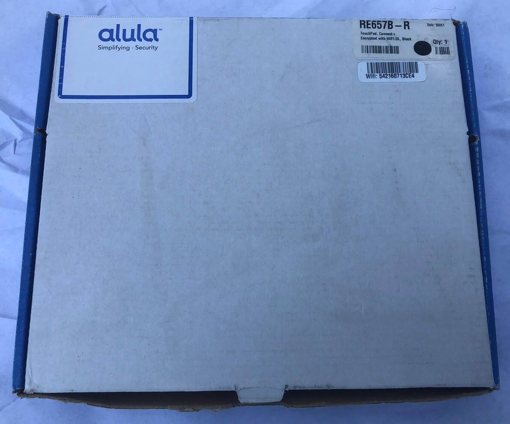 Alula RE657B-R TouchPad Connect+, Black, NEW