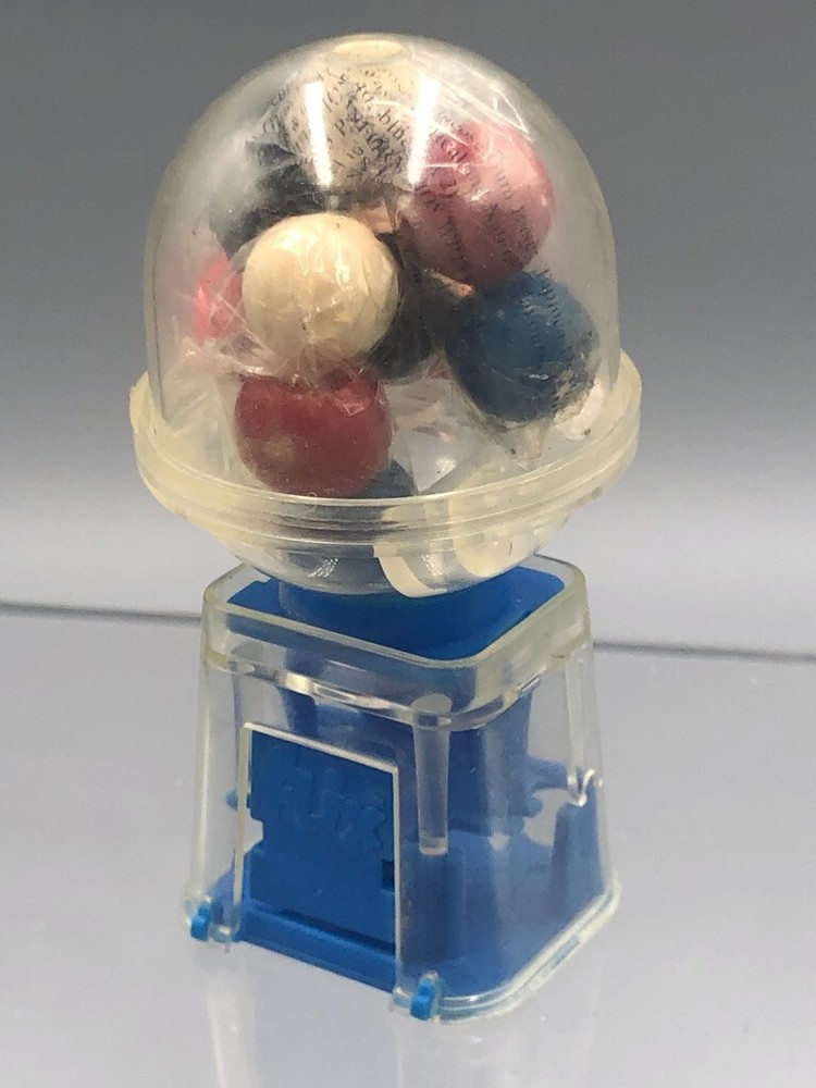 1990s Full FLIX BUBBLE GUM Machine CANDY CONTAINER Vintage