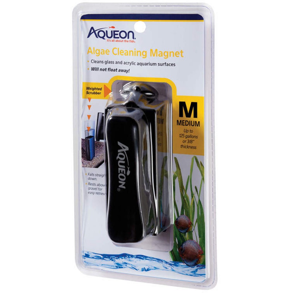 Aqueon Algae Cleaning Magnet Medium Cleans Glass and Acrylic Surfaces