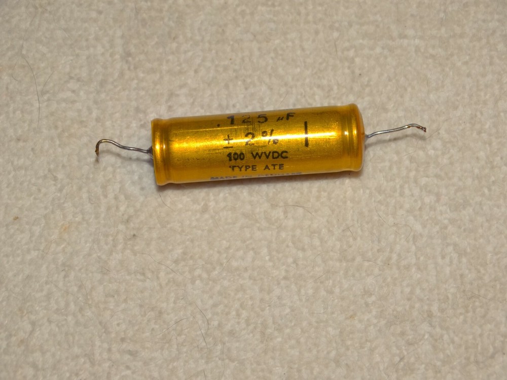 1 x Jensen Capacitor Pull .125/126 uF 100wvdc (2 Available)