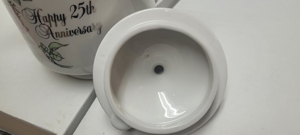 25th Anniversary Porcelain Teapot