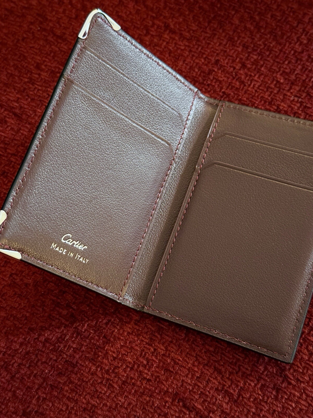 Cartier Black Calfskin Cardholder - New in Box | Collectible Promotion AD Gift