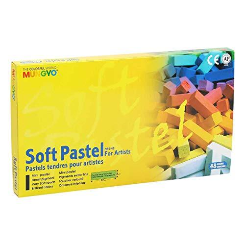 Gallery Standard Soft Pastels Box Set, 32 Half Sticks Assorted Colors