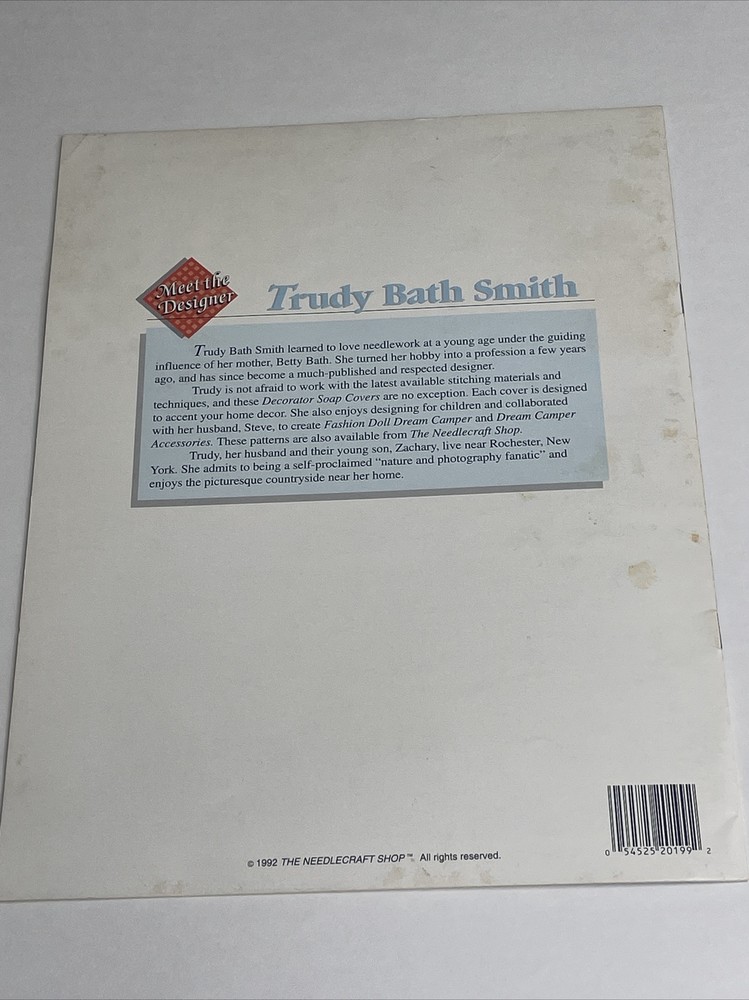 Needlecraft Shop Soap Covers Plastic Canvas Pattern