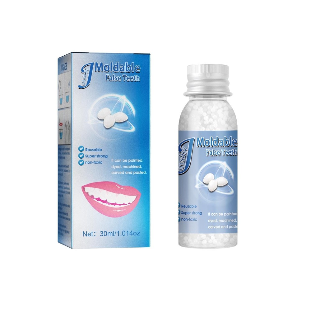 1x Resin False Teeth Solid Glue Temporary Tooth Repair Moldable Teeth Gap Filler
