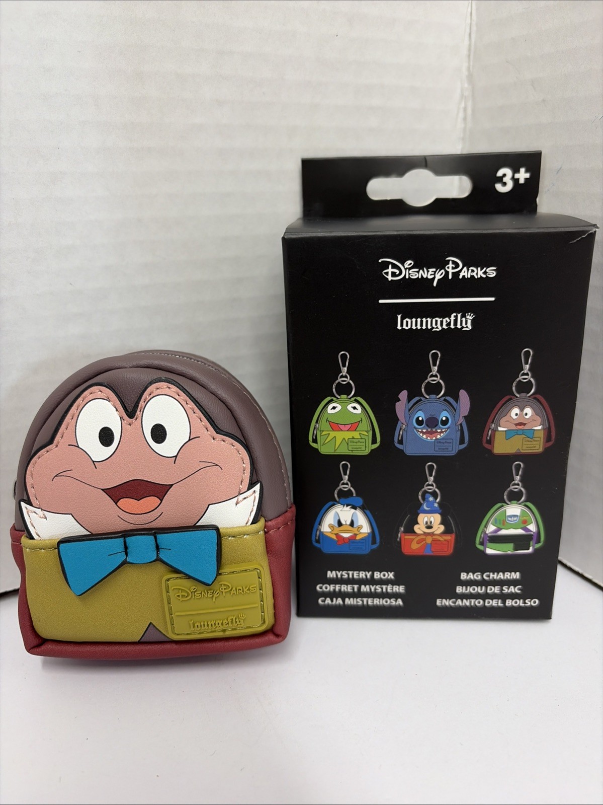 Disney Parks 2026 Loungefly Mini Backpack Bag Charm Keychain Mr. Toad