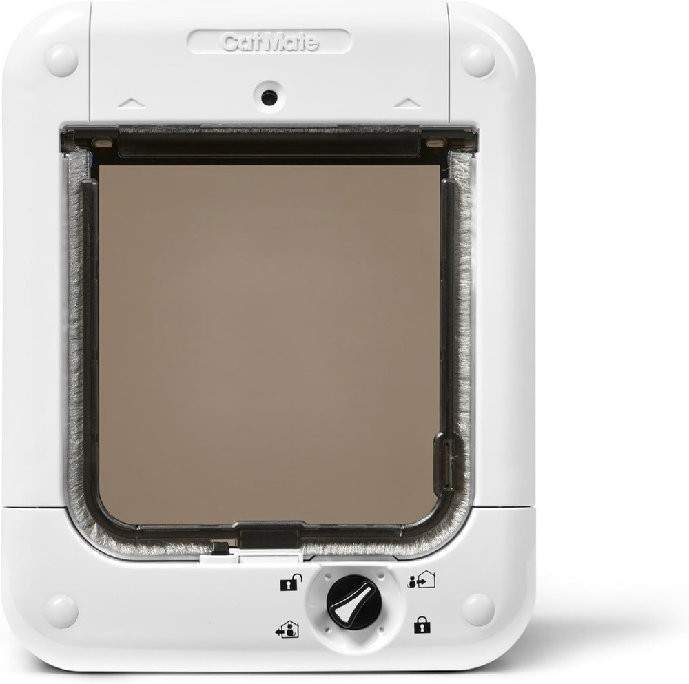 Cat Mate Microchip Activated Cat Flap (360) - ISO and AVID Compatible, Door for